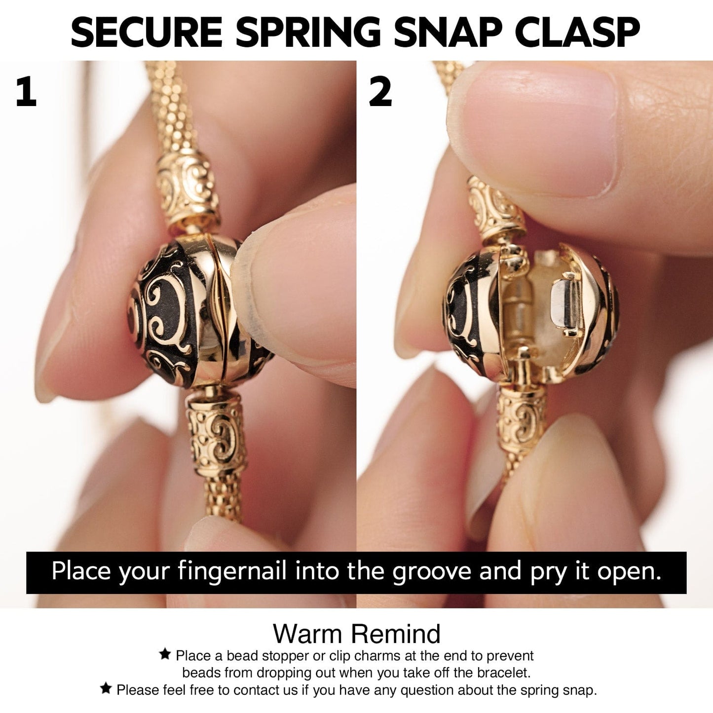 Skeleton Tribe Tarnish-resistant Silver Charms Bracelet Set With Enamel In Rose Gold Plated (Includes bracelet and all charms shown)