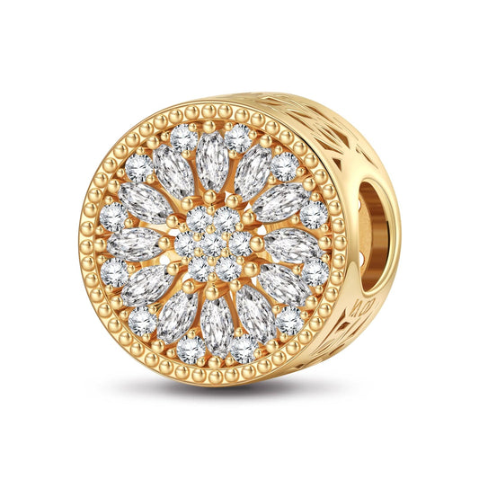 gona- Ice And Stars Tarnish-resistant Silver Charms In 14K Gold Plated