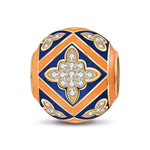 The Light of the Church Tarnish-resistant Silver Charms With Enamel In 14K Gold Plated