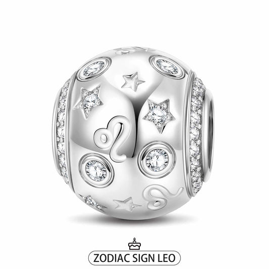 gona- Leo Tarnish-resistant Silver Constellation Charms In White Gold Plated