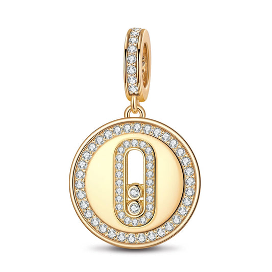 gona- Urban Chic Tarnish-resistant Silver Dangle Charms In 14K Gold Plated