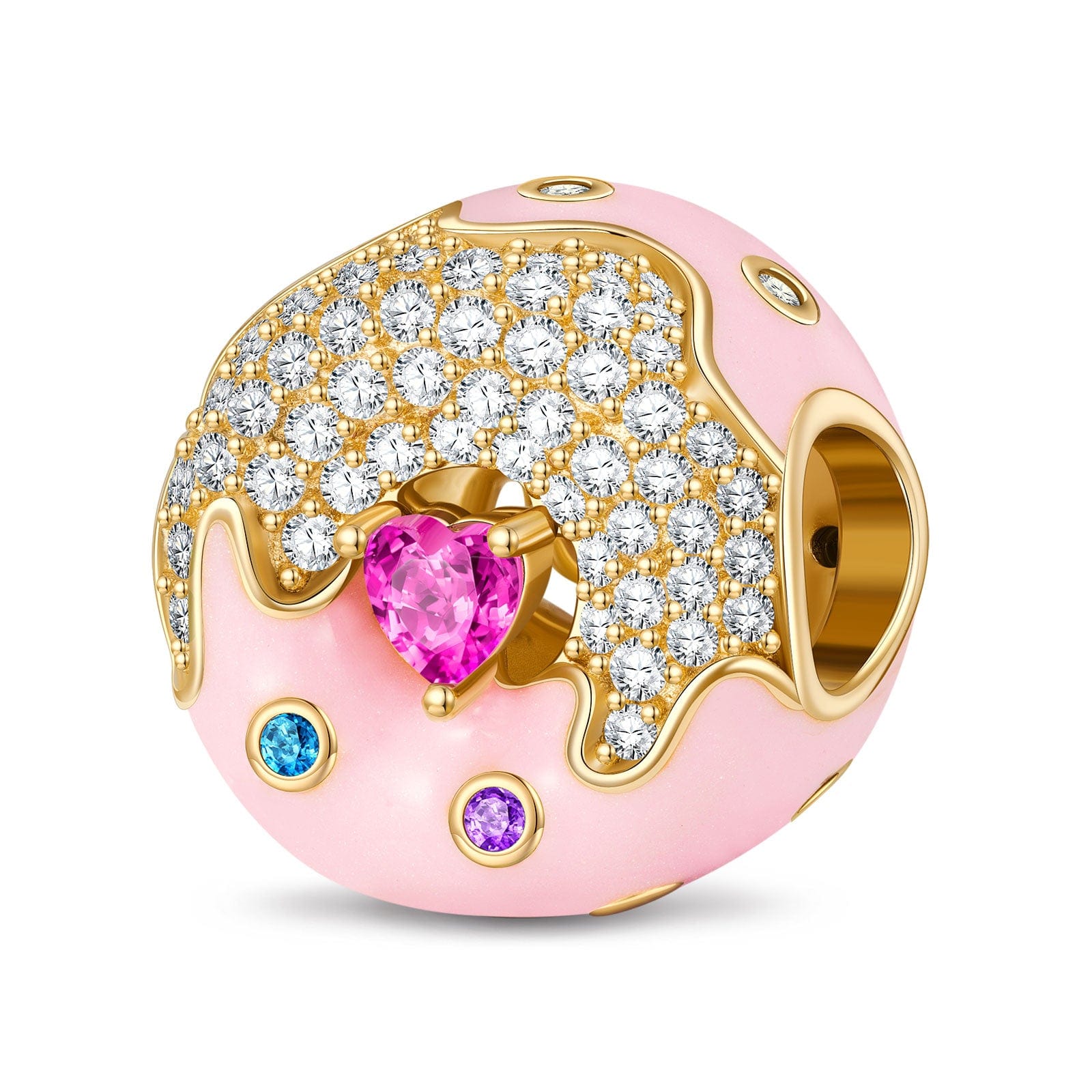 [グレースユー]Grace Flower Charm (Gold) Azalea Flower Charm