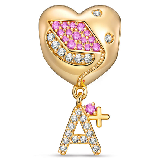 gon- Customizable Engraving Graduation Glory Tarnish-resistant Silver Dangle Charms In 14K Gold Plated