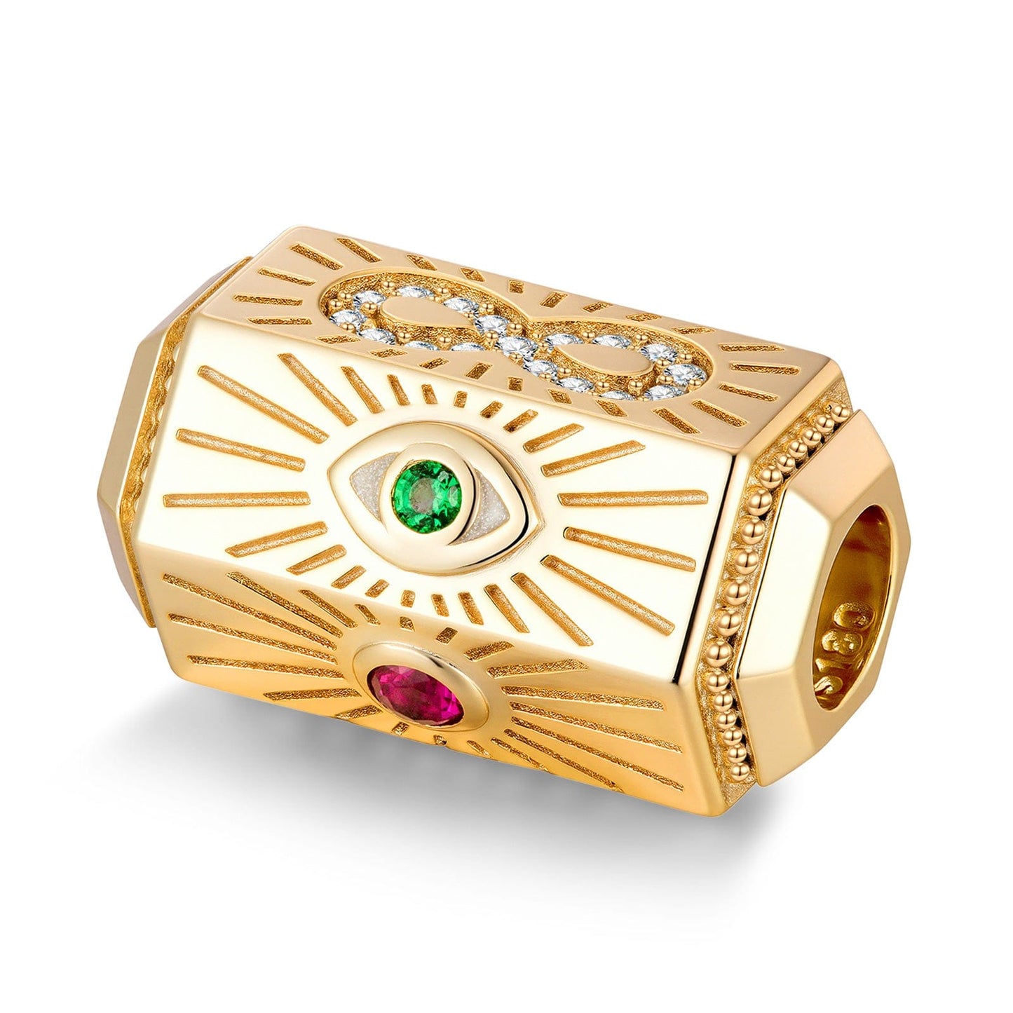 Ephemeral Glimmers Tarnish-resistant Silver Charms In 14K Gold Plated