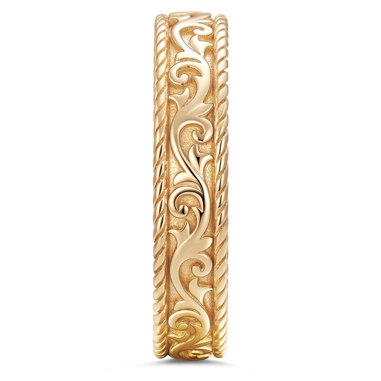 The Destiny Band Ring Wedding Ring 14K Yellow Gold Plated Wedding band