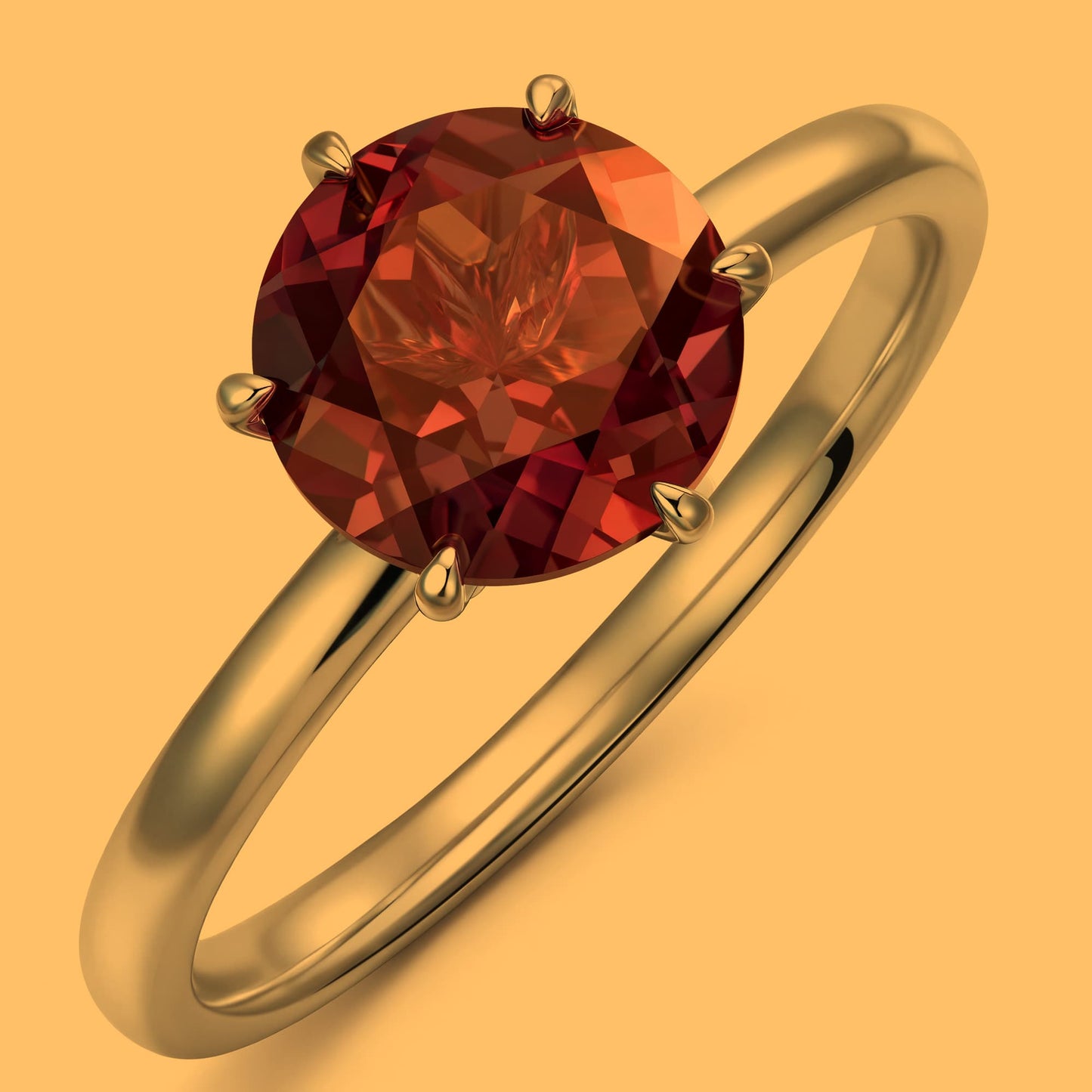 Sterling Silver 2ct Round Color Change Alexandrite Solitaire Ring With Six Prong Setting In White Gold Plated (Includes GRC Certification from Gemstone Research Center)