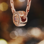 All-seeing Eye Tarnish-resistant Silver Charms In Rose Gold Plated