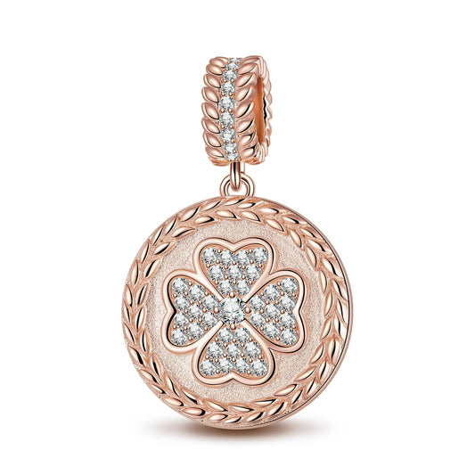 gon- The Treaty Of Versailles Tarnish-resistant Silver Dangle Charms In Rose Gold Plated