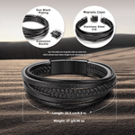 48 Hours Only | Father’s Day FREE Gift: Black Hand-Braided Leather Men’s Bracelet — No Minimum Purchase Required, Automatically Included With Your Order