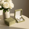 Featured Packaging Upgrade: Olive Velvet Bangle Square Box