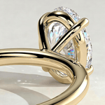 LIMITED-TIME SALE $399.99 | 2ct Oval Lab-Grown Diamond Solitaire Ring with Claw Setting Tarnish-resistant Silver In 14K Gold Plated (Includes IGI Certification from International Gemological Institute）
