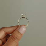 2ct Round Lab-Grown Diamond Ring with Wraparound Hidden Halo & Pave Band Cathedral Setting Tarnish-resistant Silver In 14K Gold Plated (Includes IGI Certification from International Gemological Institute)