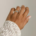 2ct Emerald-Cut Lab-Grown Diamond East-West Half Bezel Solitaire Engagement Ring Tarnish-resistant Silver In 14K Gold Plated (Includes IGI Certification from International Gemological Institute)