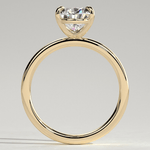 2ct Pear Lab-Grown Diamond Solitaire Ring with Claw Setting Tarnish-resistant Silver In 14K Gold Plated (Includes IGI Certification from International Gemological Institute)