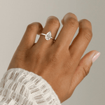 2ct Pear Lab-Grown Diamond Solitaire Ring with Claw Setting Tarnish-resistant Silver In 14K Gold Plated (Includes IGI Certification from International Gemological Institute)