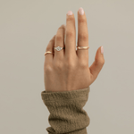 2ct Oval Lab-Grown Diamond East-West Claw Solitaire with Raised Basket Gallery Engagement Ring in Solid 14K Yellow Gold (Includes IGI Certification from International Gemological Institute)