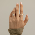 2ct Round Lab-Grown Diamond Ring with Hidden Halo Cathedral Setting in Solid 14K Yellow Gold (Includes IGI Certification from International Gemological Institute)