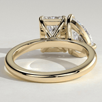 Toi et Moi Radiant & Pear Lab-Grown Diamond Ring 1.5ct & 1.0ct Dual Stones Claw Setting Tarnish-resistant Silver In 14K Gold Plated (Includes IGI Certification from International Gemological Institute)