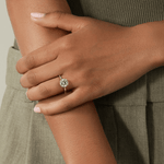 2ct Round Lab-Grown Diamond Ring with Hidden Halo Cathedral Setting in Solid 14K Yellow Gold (Includes IGI Certification from International Gemological Institute)