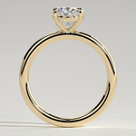 LIMITED-TIME SALE $399.99 | 2ct Oval Lab-Grown Diamond Solitaire Ring with Claw Setting Tarnish-resistant Silver In 14K Gold Plated (Includes IGI Certification from International Gemological Institute）