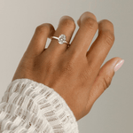 LIMITED-TIME SALE $399.99 | 2ct Oval Lab-Grown Diamond Solitaire Ring with Claw Setting Tarnish-resistant Silver In 14K Gold Plated (Includes IGI Certification from International Gemological Institute）