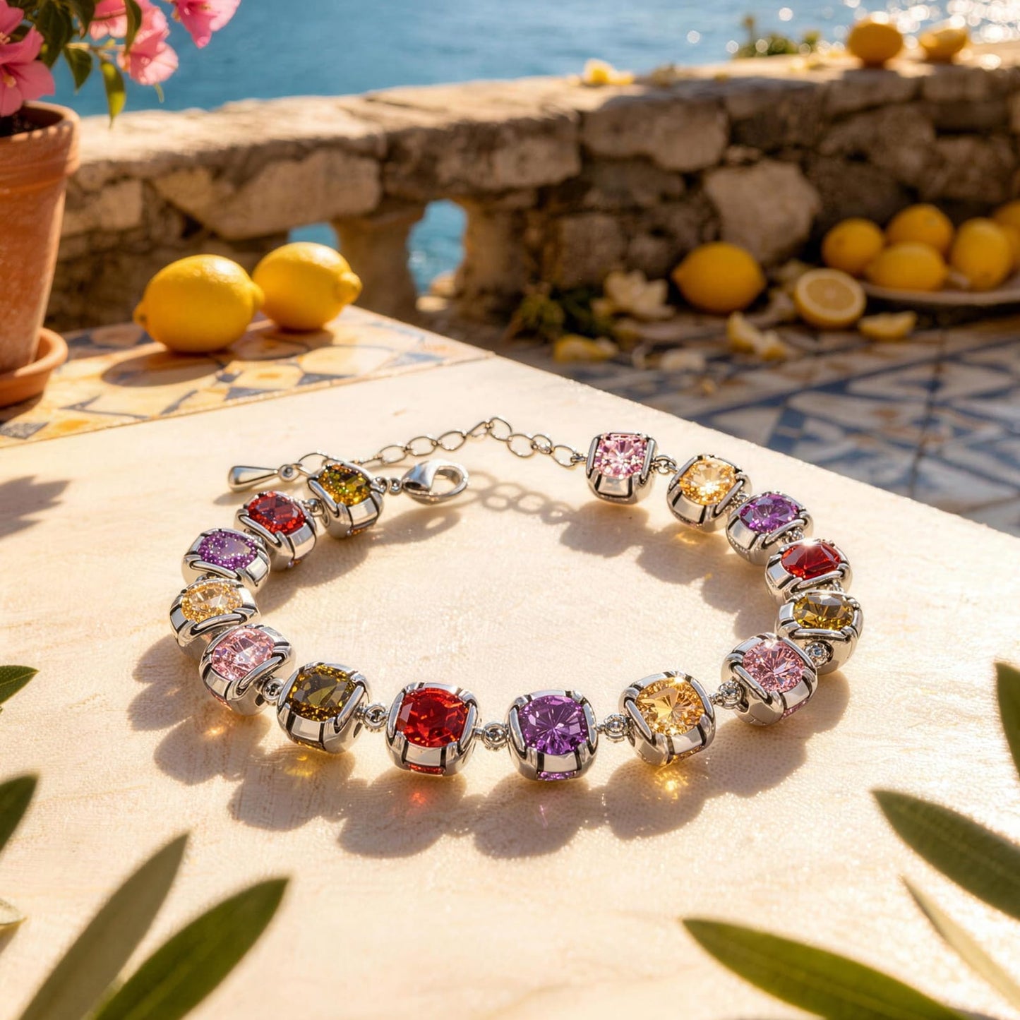 Marine Breeze Exclusive: Spend $200+ in a Single Purchase to Get This Infinity Crystal Bracelet in White Gold plated - Created With Swarovski® Crystal for FREE (Ships With Order, No Need to Add to Cart)