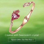 Spring's Embrace Exclusive: Spend $200+ to Receive a FREE Swarovski® Crystal Heartfelt Moments Cuff Bracelet, Rose Gold Tone Finish — Automatically Included with Your Order