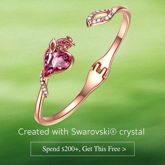 gona- Spring's Embrace Exclusive: Spend $200+ to Receive a FREE Swarovski® Crystal Heartfelt Moments Cuff Bracelet, Rose Gold Tone Finish — Automatically Included with Your Order