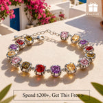 Marine Breeze Exclusive: Spend $200+ in a Single Purchase to Get This Infinity Crystal Bracelet in White Gold plated - Created With Swarovski® Crystal for FREE (Ships With Order, No Need to Add to Cart)