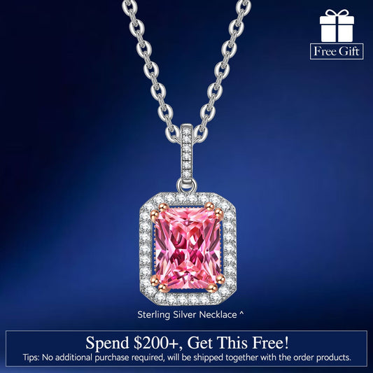gona- Pamper Fan Exclusive: Spend Over $200 In A Single Purchase To Get This Sterling Silver Rosy Necklace In White Gold Plated For FREE - (Ships With Order, No Need To Add To Cart)
