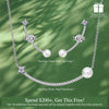 Pamper Fan Exclusive: Spend Over $200 In A Single Purchase To Get This Sterling Silver Pure Necklace and Earrings Set In White Gold Plated For FREE - (Ships With Order, No Need To Add To Cart)