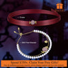 Halloween Treats Exclusive: Spend Over $350 In A Single Purchase To Get This Sterling Silver Crimson Elegance with Pearls Necklace and Bracelet Set In 14K Gold Plated For FREE - (Ships With Order, No Need To Add To Cart)