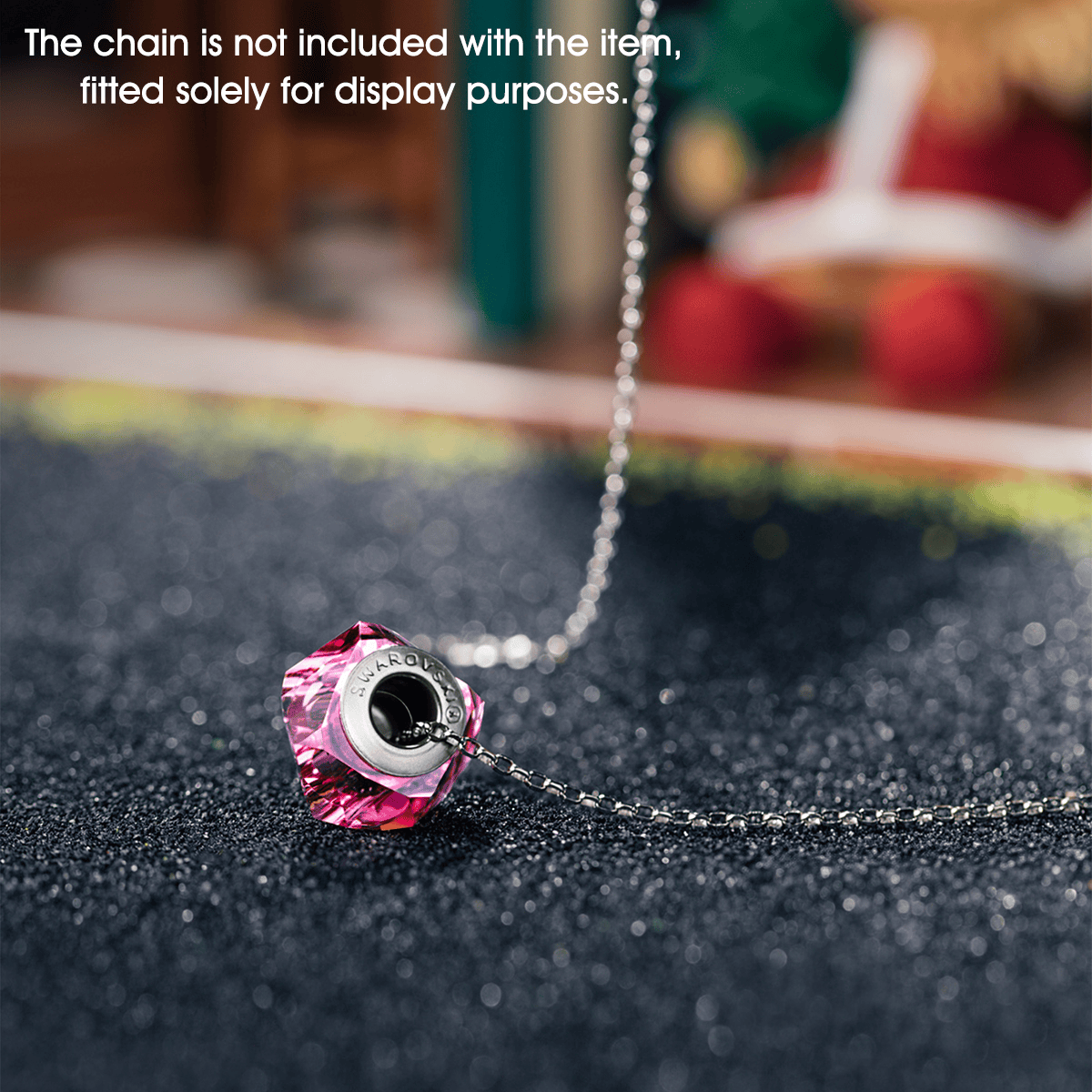 Graduation Season Exclusive: NO MINIMUM - Get This Blush Crystal Prism Charm In Silver Plated - Created With Swarovski® Crystal for FREE (Automatically Included With Every Order)