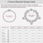 Sterling Silver Nurse's Pride Charms Bracelet Set With Enamel In 14K Gold Plated (Includes bracelet and all charms shown)