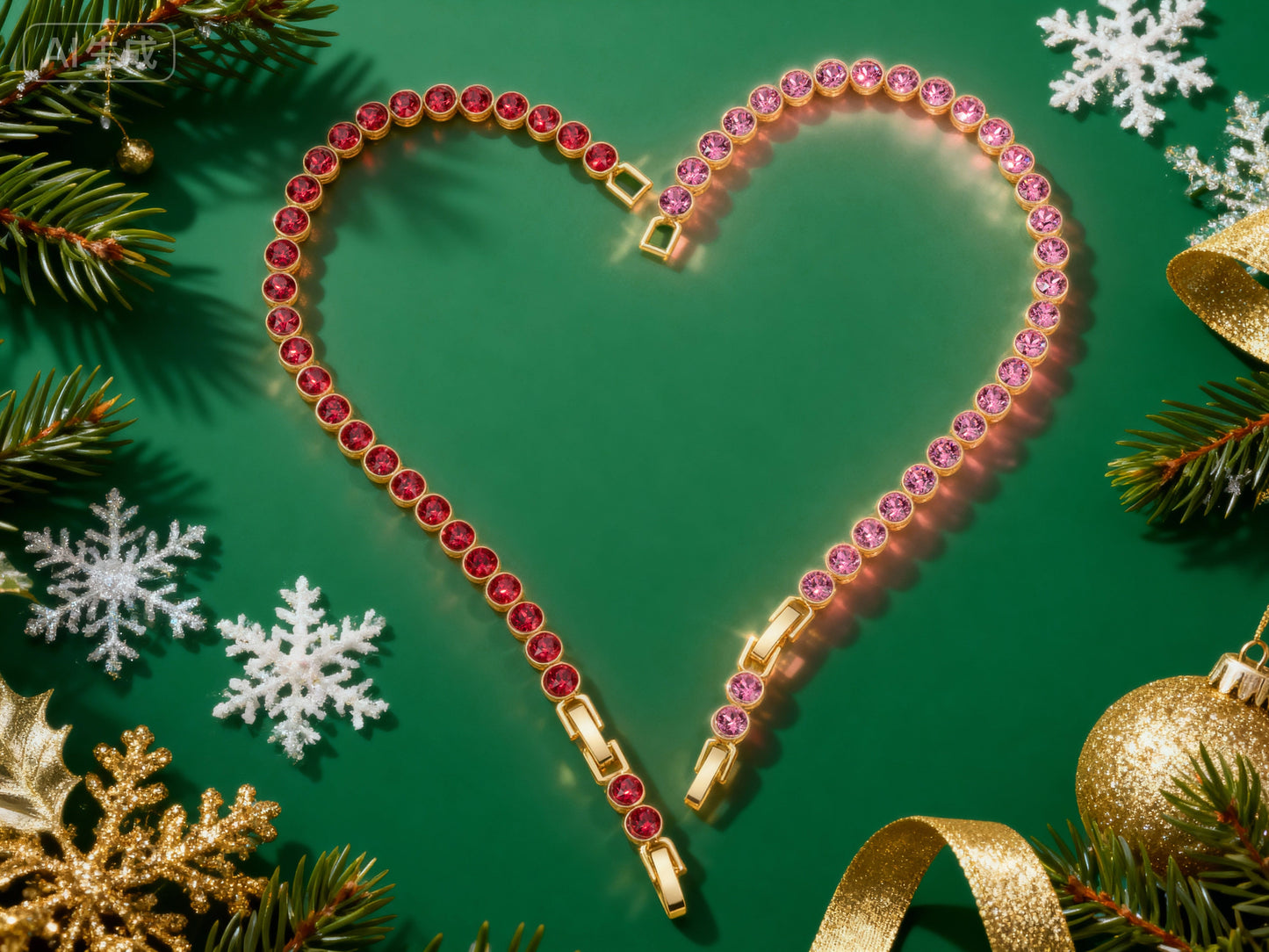 Rainbow Brilliance July Tarnish-resistant Silver Tennis Bracelet In 14K Gold Plated - Created With SWAROVSKI® Crystals