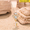 Pamper Fan Exclusive: Spend Over $300 In A Single Purchase To Get This Sterling Silver Heart Key Necklace and Bracelet Set In Two-Tone Plating For FREE - (Ships With Order, No Need To Add To Cart)