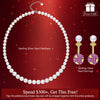 Pamper Fan Exclusive: Spend Over $300 In A Single Purchase To Get This Sterling Silver Pearl Necklace and Earrings Set In 14K Gold Plated For FREE - (Ships With Order, No Need To Add To Cart)