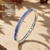 Exclusive Gift Offer: Spend $350+ in a Single Purchase to Get This Sapphire Blue Swarovski® Crystal Bangle Bracelet in White Gold Plated for FREE (Ships With Order, No Need to Add to Cart)