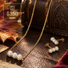 Exclusive Gift Offer: Spend $350+ in a Single Purchase to Get This Swarovski® Pearl Silver Necklace And Earrings Set in 14K Gold Plated for FREE (Ships With Order, No Need to Add to Cart)