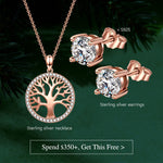Christmas Exclusive: Spend Over $350 In A Single Purchase To Get This Sterling Silver Tree of Life Necklace and Earrings Set In Rose Gold Plated For FREE - (Ships With Order, No Need To Add To Cart)