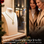 The Meaning of a Locket Necklace — Memorial Keepsake Gift, Holds 4 Photos, Created With SWAROVSKI® Crystals