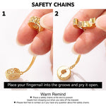 Sterling Silver The Garden Adventure Charms Bracelet Set With Enamel In 14K Gold Plated (Includes bracelet and all charms shown)