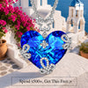 Marine Breeze Exclusive: Spend $500+ in a Single Purchase to Get This Royal Blue Crystal Heart Butterfly Pendant Necklace in White Gold plated - Created With Swarovski® Crystal for FREE (Ships With Order, No Need to Add to Cart)
