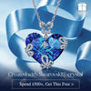 Marine Breeze Exclusive: Spend $500+ in a Single Purchase to Get This Royal Blue Crystal Heart Butterfly Pendant Necklace in White Gold plated - Created With Swarovski® Crystal for FREE (Ships With Order, No Need to Add to Cart)
