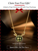 Christmas Exclusive: Spend Over $200 In A Single Purchase To Get This Sterling Silver Festive Reindeer Necklace In 14K Gold Plated For FREE - (Ships With Order, No Need To Add To Cart)