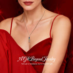 Sterling Silver Kaleidoscope Dream Charm Necklace In White Gold Plated -  Handcrafted with Swarovski® Crystals