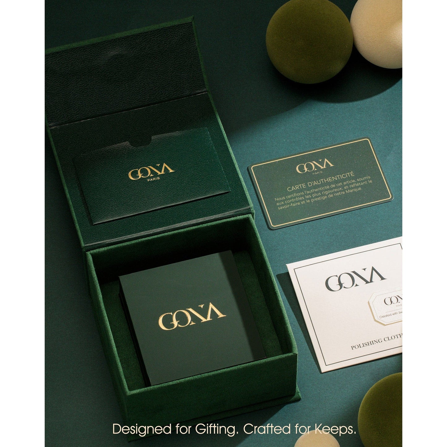 Sterling Silver Cherry Blossom Jewel Charm Necklace and Earrings Set In 14K Gold Plated - Created With SWAROVSKI® Crystals