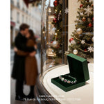 Lucky 7 Multi-Color Crystal Wish Bracelet, White Gold Plated - Handcrafted with Swarovski® Crystals, Adjustable Bolo Slider, Fits Wrist Sizes 5.6" - 8.9"