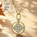 Exclusive Gift Offer: Spend $99+ in a Single Purchase to Get This Crystal Four-Leaf Clover Pendant Necklace in Gold Plated for FREE (Ships With Order, No Need to Add to Cart)