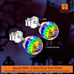 Halloween Treats Exclusive: Spend Over $99 In A Single Purchase To Get This Sterling Silver Fantastic World Crystal Earrings In White Gold Plated For FREE - (Ships With Order, No Need To Add To Cart)